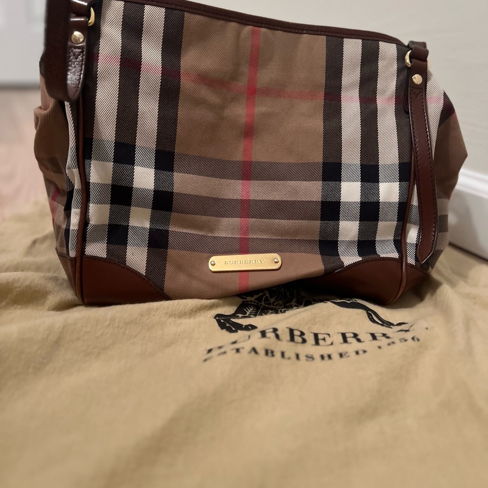 Burberry Checkered Shoulder Bag